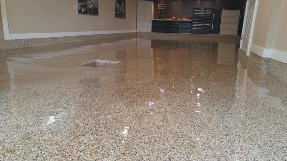 Finition de plancher époxy